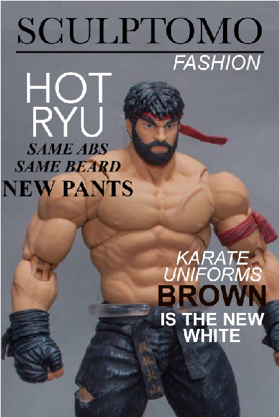 Street Fighter V Hot Ryu Black Pants & Brown Gi Special - Organic Chemistry Book (600x600), Png Download