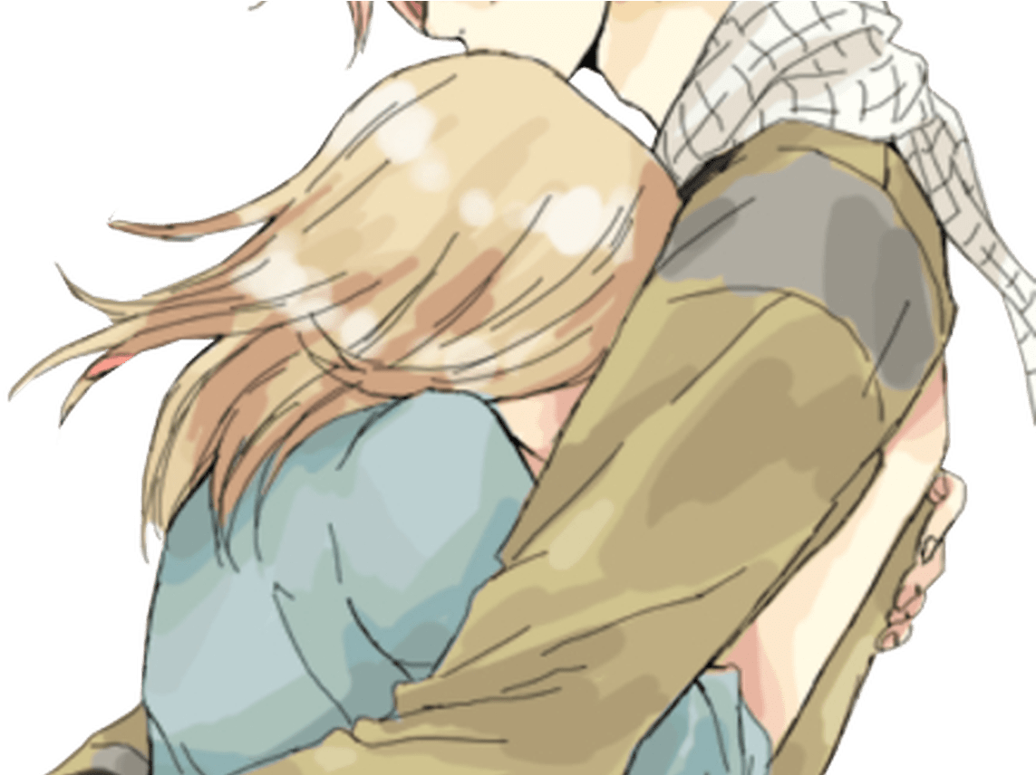 Natsu Dragneel And Lucy Heartfilia Render By Carameldanssen - Nalu Fairy Tail (1368x855), Png Download