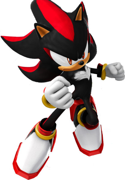 Shadow 06 - Shadow The Hedgehog Game Render (418x600), Png Download