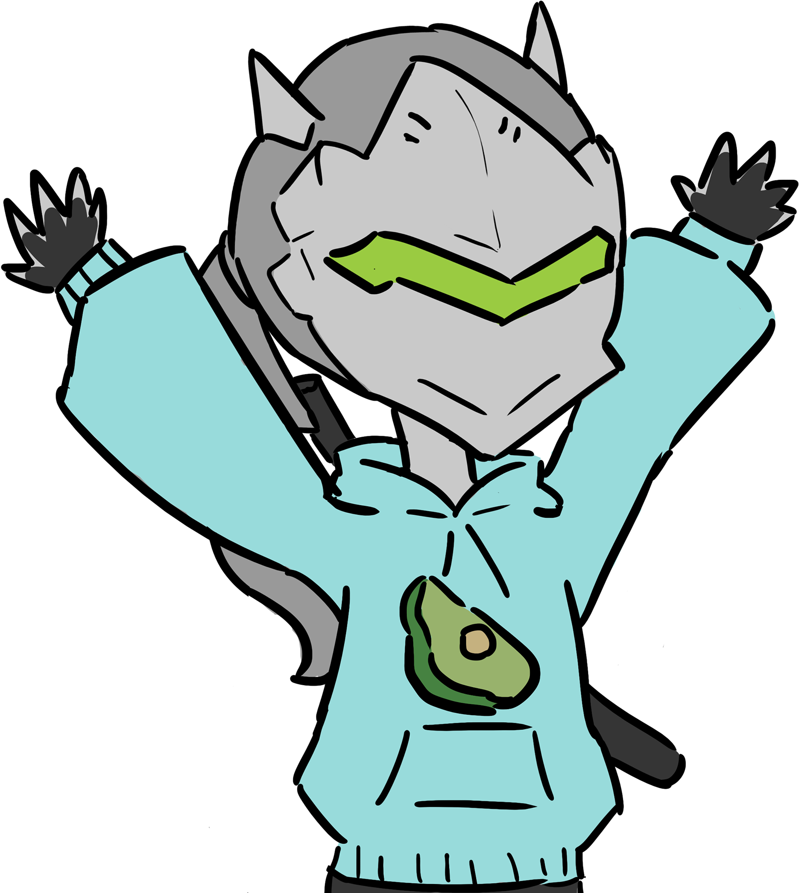 Arikadou Avocado (1920x2202), Png Download