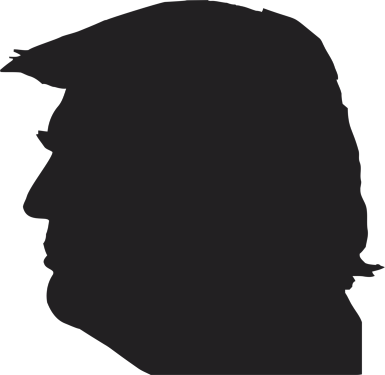 Texas President Of The United States Drawing - Donald Trump (771x750), Png Download