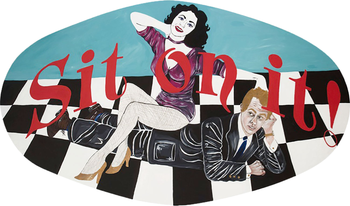 Sit On It (1999) Courtesy Of The - Kathe Burkhart (720x424), Png Download