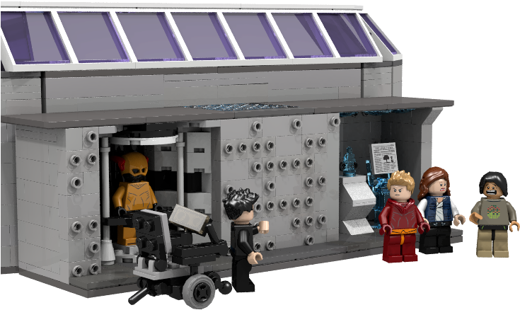 The Flash, Star Labs - Lego Flash Star Labs (800x600), Png Download