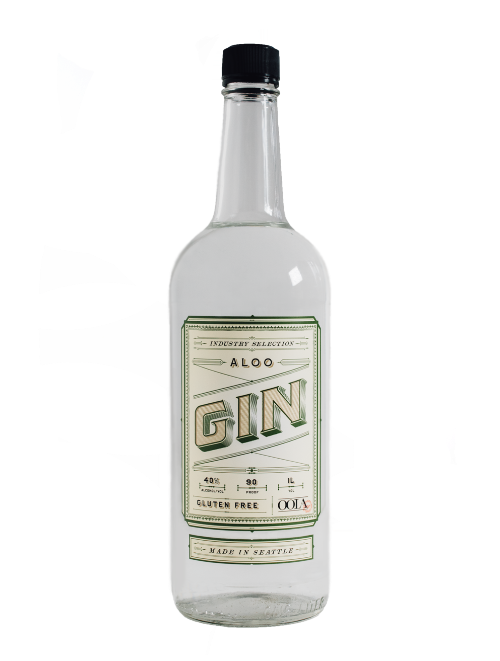 Aloo Gin Bottle Shot 2018 - Vodka (1000x1333), Png Download