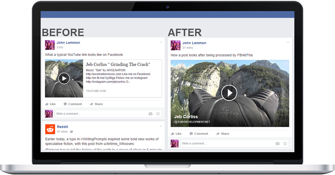 Display Full Width Youtube Videos On Facebook - Examples Of Engaging Social Posts (1500x720), Png Download