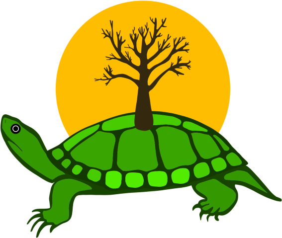 “i Was Glad That Turtle Island Was The One That Was - Indigenous Turtle (780x658), Png Download