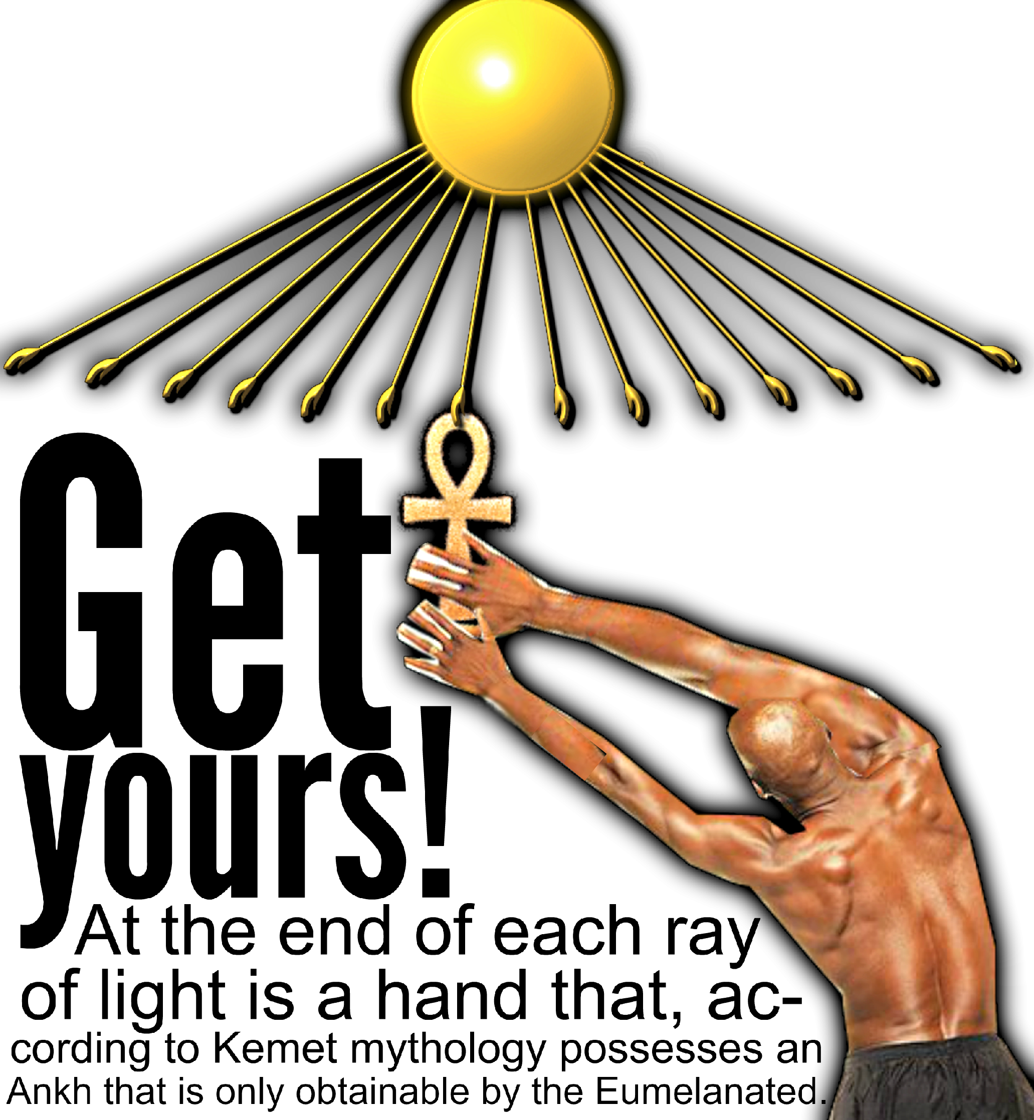 Ankh Get Yours Ankh Re=re=re - Ankh Sun (2063x2236), Png Download