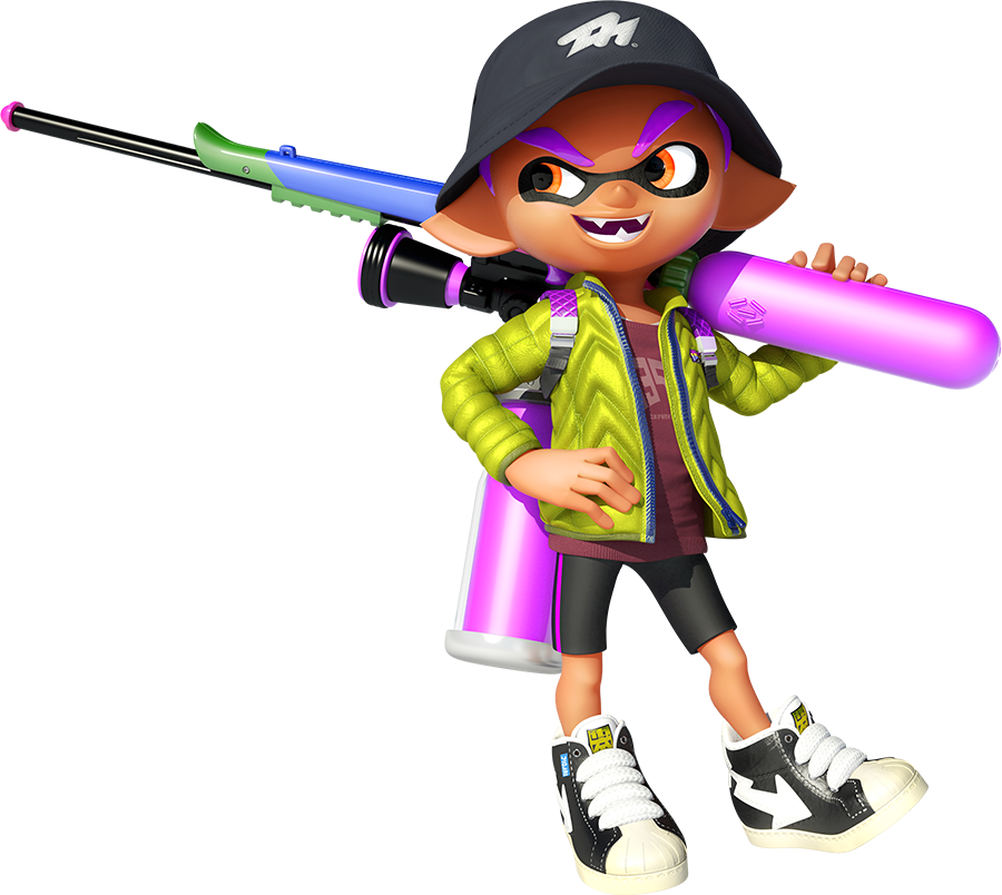The System Will Automatically Switch Who You'll Chat - Splatoon 2 Charger Png (900x804), Png Download