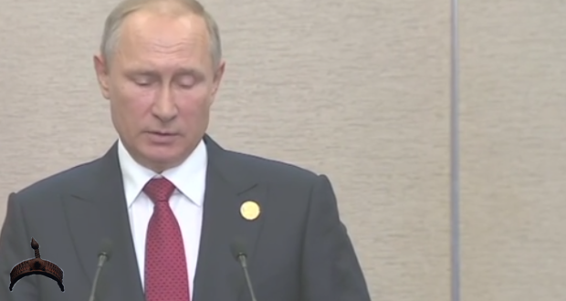 Vladimir Putin's Speech At The Meeting Of The Valdai - Vladimir Putin (620x330), Png Download