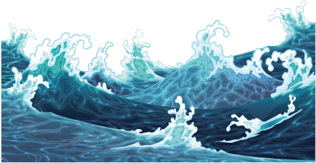Free Waves Illustration (480x480), Png Download