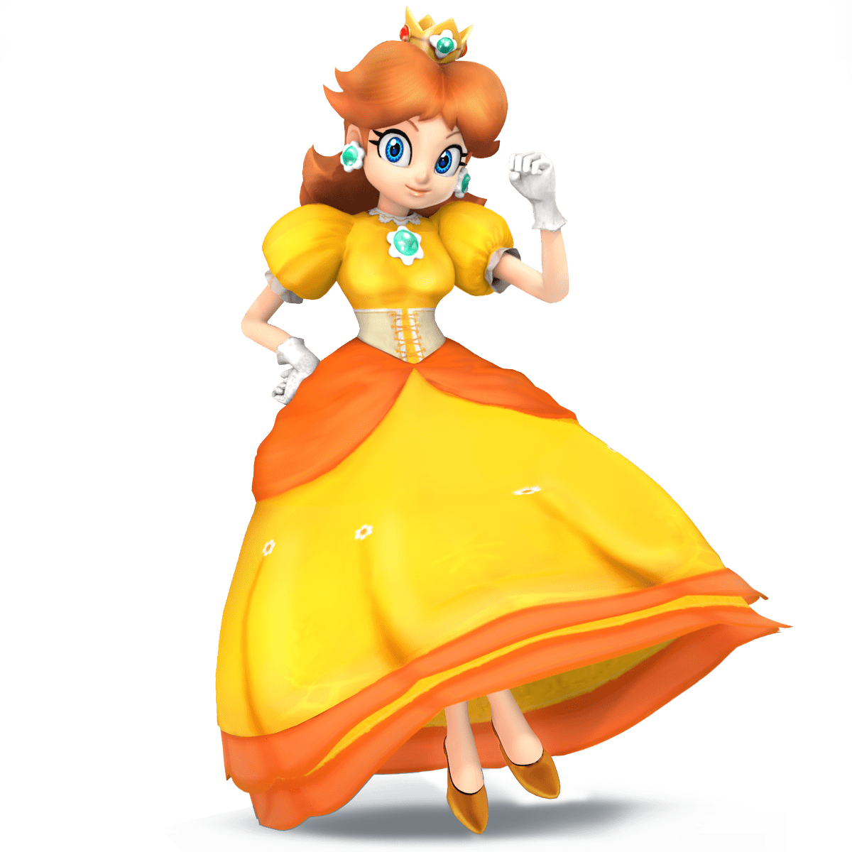 Super Smash Bros Daisy Mario (1200x1200), Png Download
