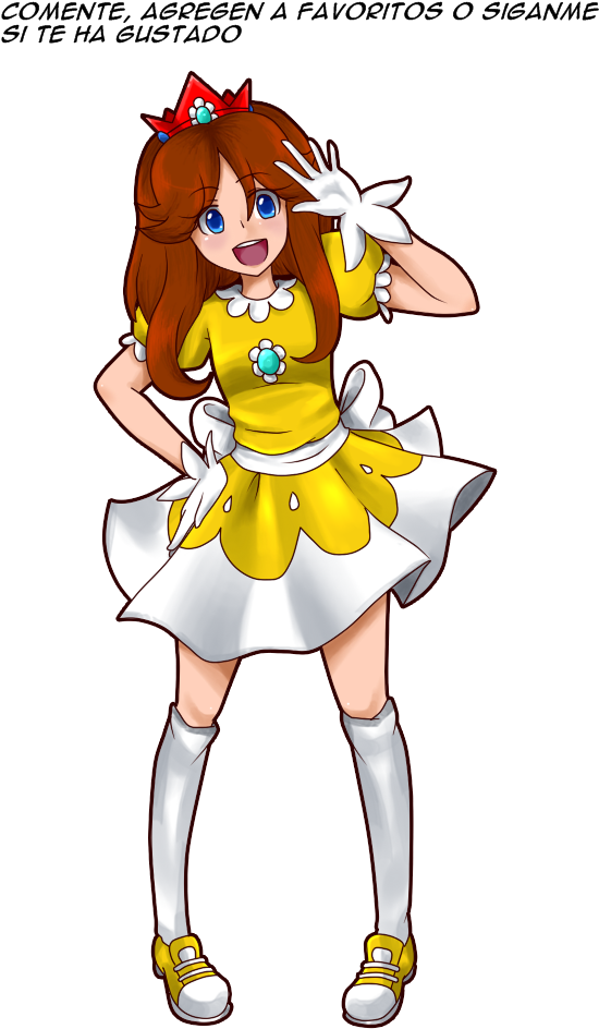 Anime Princess Daisy (680x1024), Png Download