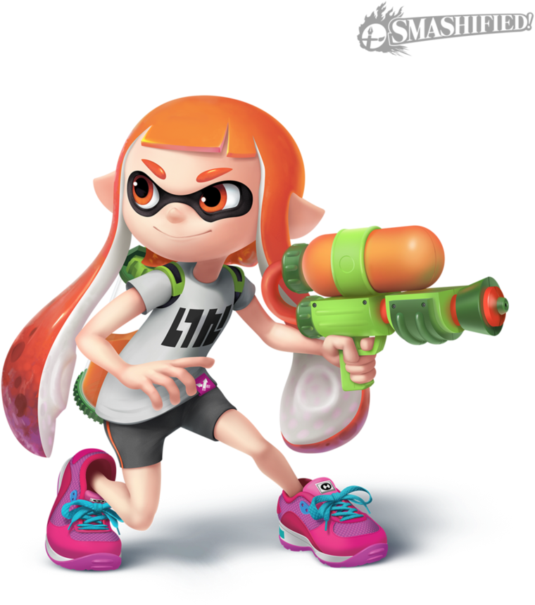 And Arms Tournaments At E World Invitational - Smash Bros Inkling (893x894), Png Download