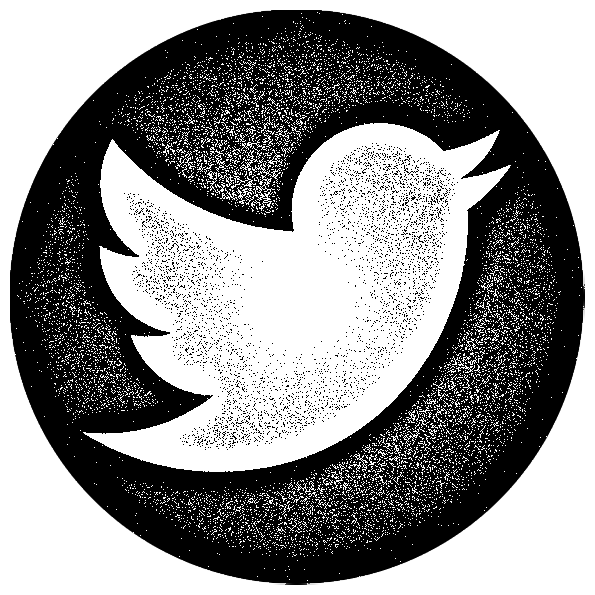 Twitter - Black And White Twitter Logo Jpg (595x595), Png Download