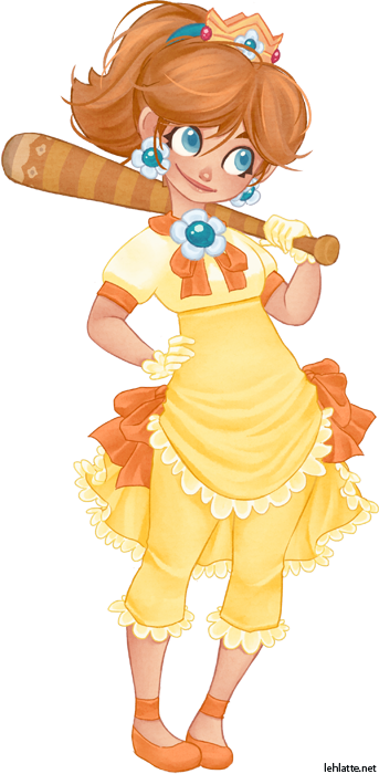 Princess Daisy ▫ Princess Peach ▫ Princess Rosalina - Princess Rosalina And Daisy (343x700), Png Download