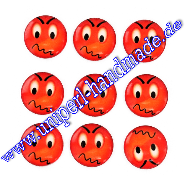 Emoji Cabochon, 14 Mm, Mad Face - Sealing Wax Icon (838x629), Png Download