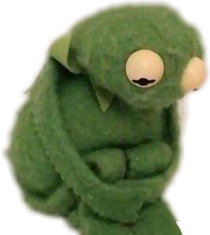 Pepe Lonely Sad Pepeissad Heartbroken - Kermit Meme (692x776), Png Download