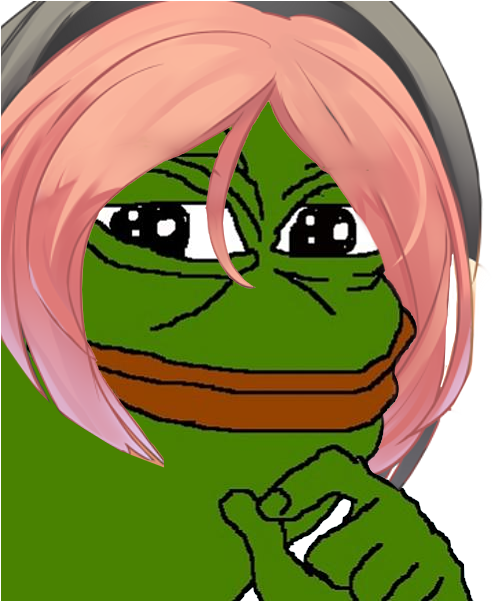 Pepe Osu - Pepe The Frog In Love (600x600), Png Download