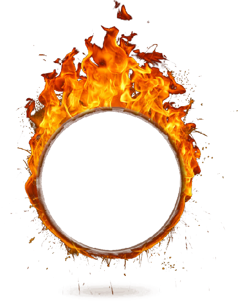 Free Circle Of Fire Png - Circle Of Fire Png (605x640), Png Download