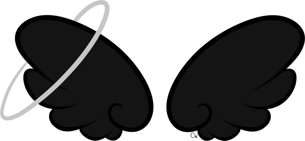 By On Deviantart Chibiwings - Chibi Wings Png (1024x474), Png Download