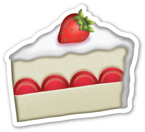 261 Images About Png Emoji On We Heart It - 🍰 Emoji (480x437), Png Download