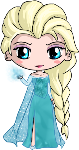 Pin By Catita Cort - Frozen Chibi (323x500), Png Download