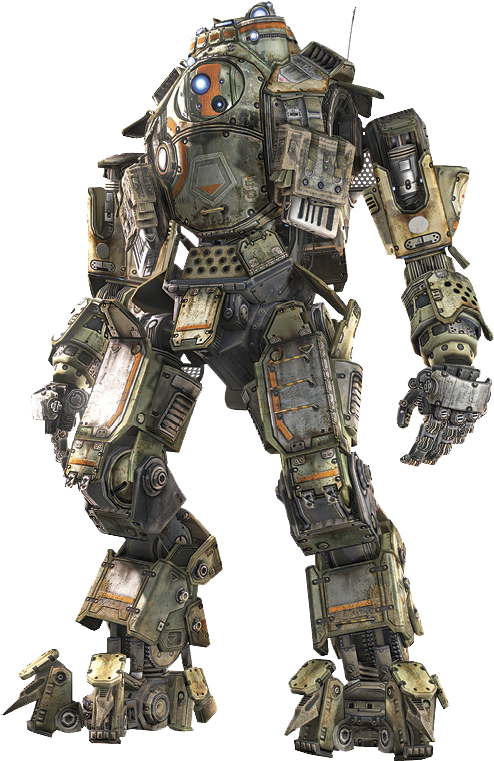 Download Combat Titan Pilots Have Informally Adapted Jump Kits - Titanfall  Militia Titan PNG Image with No Background - PNGkey.com, image size:494x761