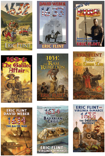 The Ring Of Fire By Pub Date - 1632 By Eric Flint (436x582), Png Download