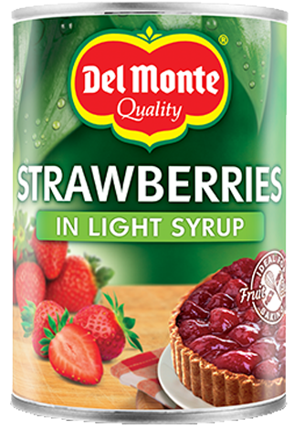 Strawberries In Light Syrup - Del Monte Sliced Pineapple In Syrup (331x505), Png Download