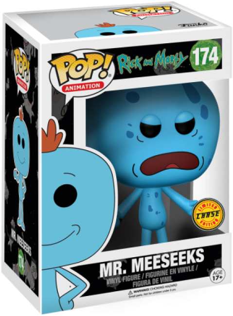 Rick And Morty Mr Meeseeks - Funko Pop Mr Meeseeks (800x800), Png Download