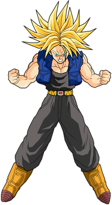 Future Trunks - Trunks Del Futuro Chaqueta (400x715), Png Download