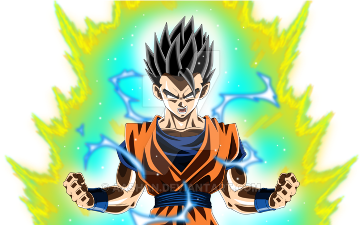 Image Transparent Gohan Rage Colored With A By Aashananimeart - Dragon Ball Super Gohan Mystic (800x450), Png Download