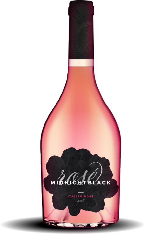 Midnight Black Rosé Has Arrived - Wine (497x801), Png Download