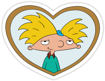 Hey Arnold By Harryslimane - Hey Arnold Heart (375x360), Png Download
