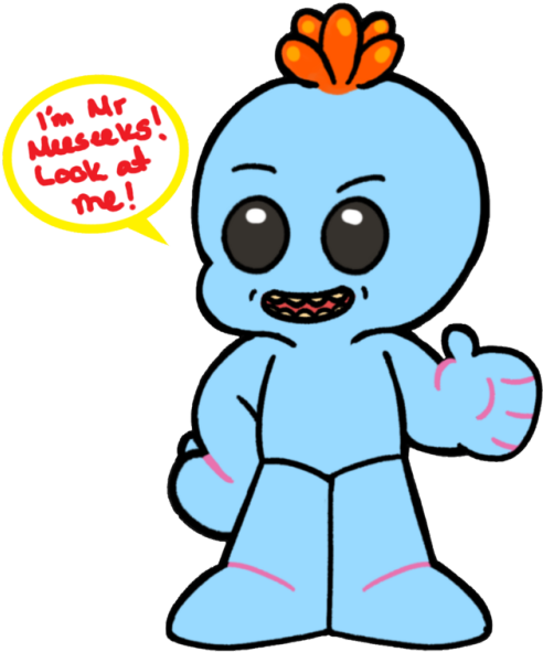 I'm Mr Meeseeks Look At Me Rick And Morty - Meeseeks And Destroy (500x605), Png Download