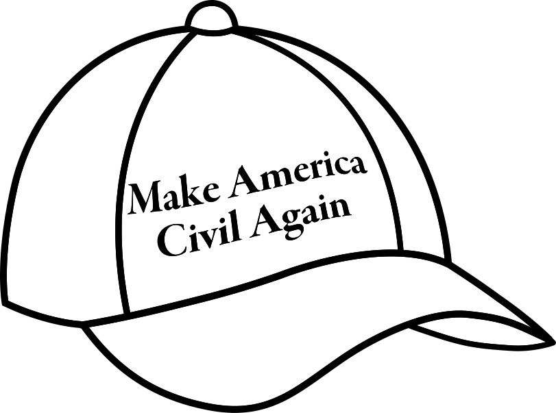 Civil Again Hat - Make America Civil Again Hat (811x603), Png Download