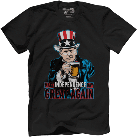 Make Independence Day Great Again - Iron Reagan Crossover Ministry T Shirt (480x480), Png Download