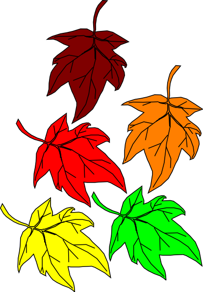 How To Set Use Falling Leaves Svg Vector (414x595), Png Download