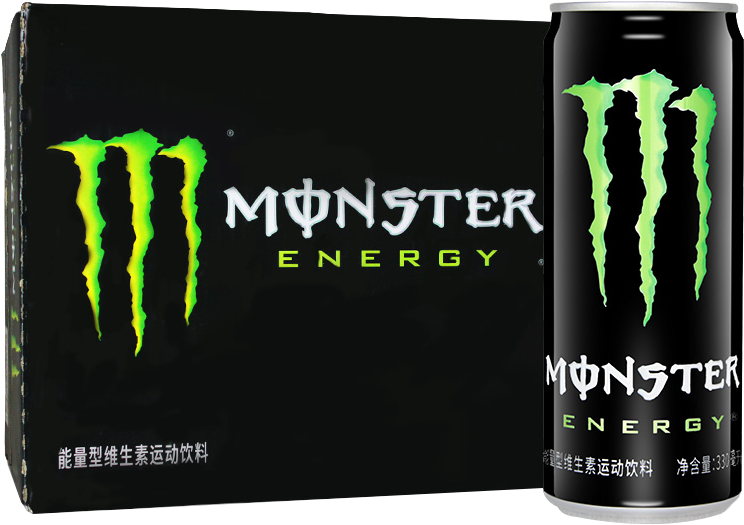 Download Boxes Minus Yuan Coca Cola Drinks Monster Energy Drink PNG Image with No Background