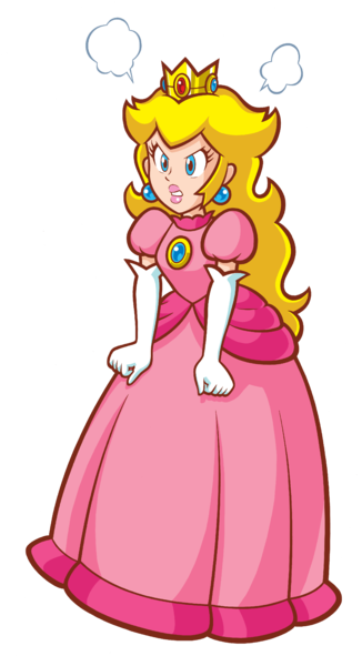 Mario And Luigi, Mario Kart, Super Mario Brothers, - Super Princess Peach (341x598), Png Download