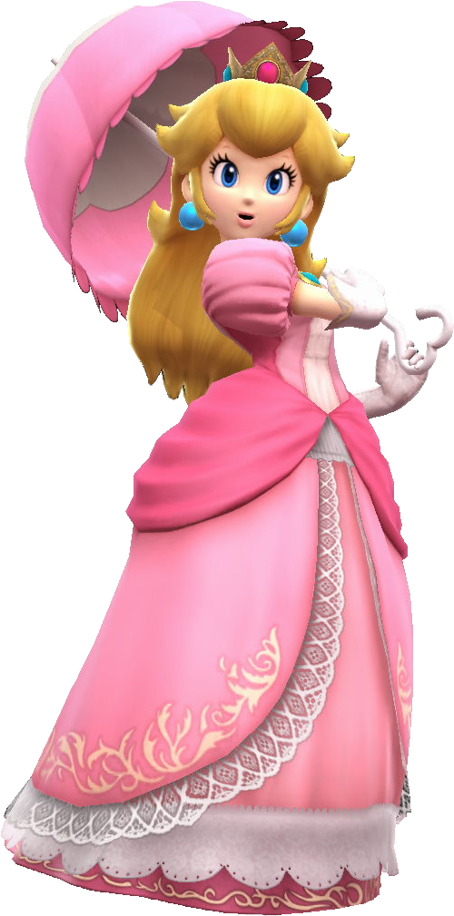 Princess Peach Toadstool (549x1023), Png Download