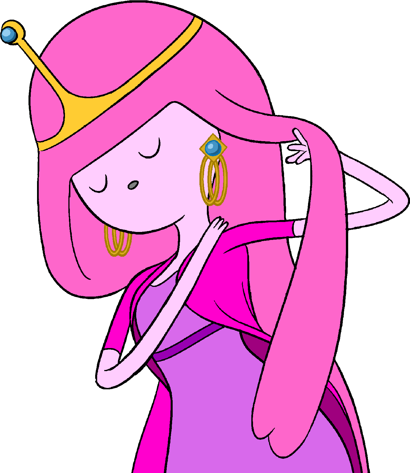Gems Of Power Adventure Time Wiki Fandom - Adventure Time Princess Bubblegum Png (1496x1733), Png Download