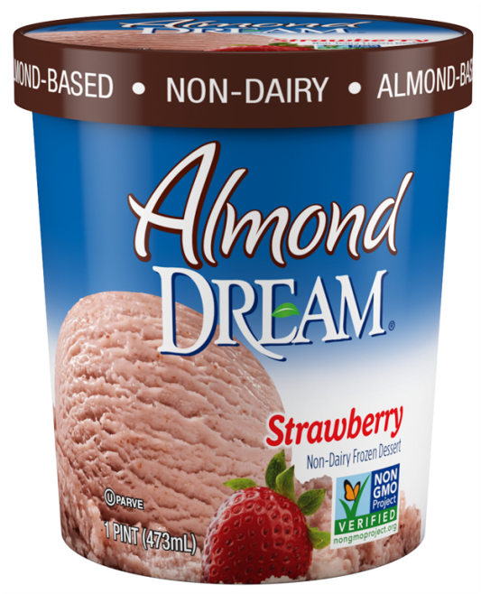 Strawberry - Almond Dream Ice Cream Toffee (1024x1024), Png Download