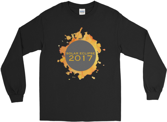 2017 Solar Eclipse Watercolor Burst - Frugal Aesthetic Respect Women Merch (600x600), Png Download