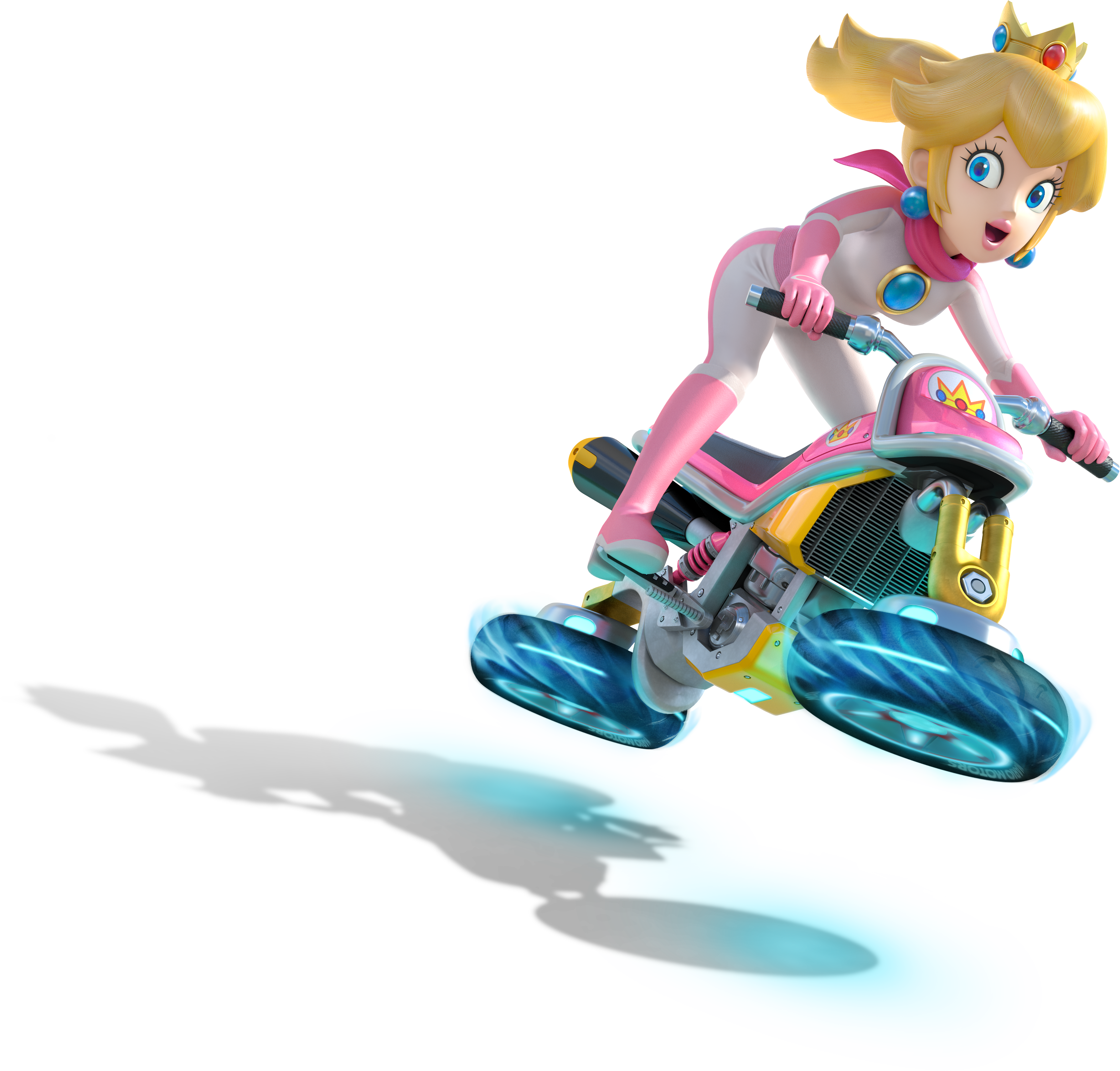 How Should They "fix" Princess Peach - Mario Kart 8 Characters Peach (3577x3421), Png Download