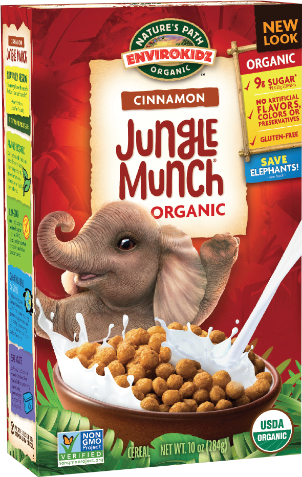 Envirokidz Organic Corn Puffs Gorilla Munch Cereal (720x960), Png Download