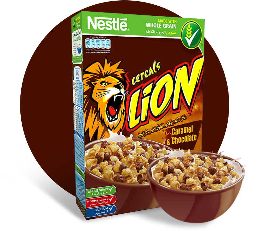 Nestlé® Lion® Breakfast Cereal - Nestle Lion Cereal 400g (900x900), Png Download