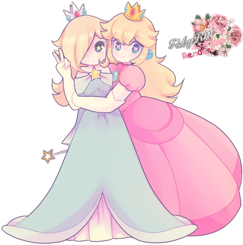 Photo - Imagenes De Peach Y Rosalina (530x547), Png Download