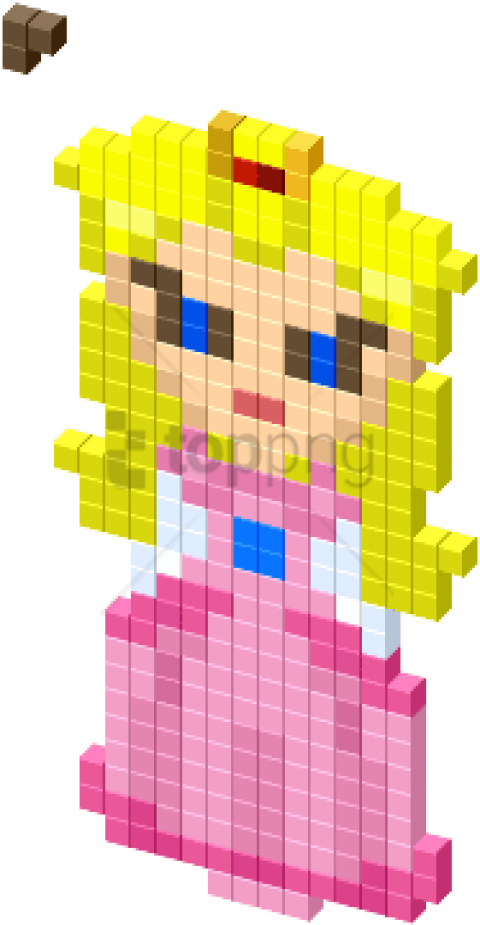 View Cursor On T-shirt - Princess Peach (330x418), Png Download