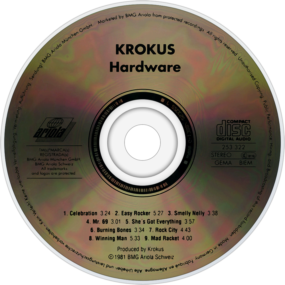 Krokus Hardware Cd Disc Image - Jets You Got It All Album (1000x1000), Png Download